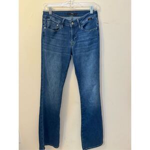 Mavi Jeans Devan Straight Leg Jeans in Mid Supersoft 28
